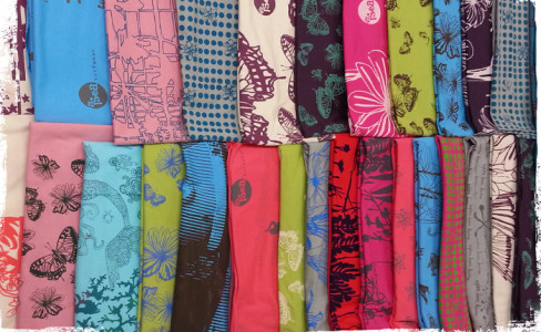 Screen printed fabric