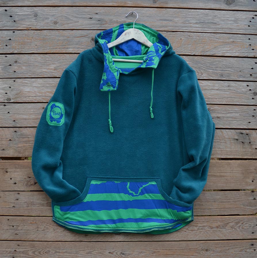 front fleece open