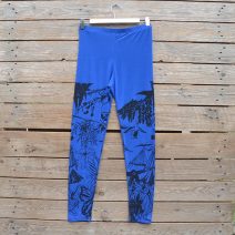 Royal/black leggings