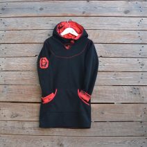 Hoody dress age 7 black