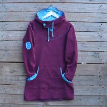 Hoody dress size 14 plum