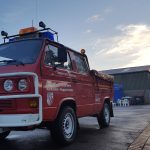 Fire bus at busfest