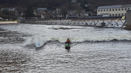 Surfing Snowdonia