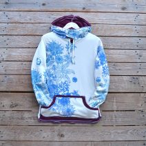 Women's reversible in plum/natural
